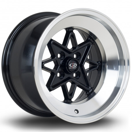 ALU disky Rota Disk Rota Hachi 15X9 4X114 73,0 ET0, Black | race-shop.sk
