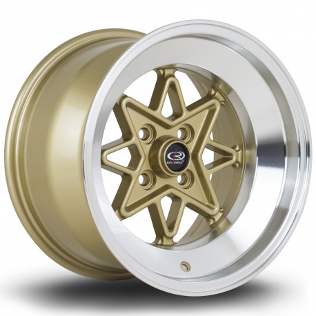 ALU disky Rota Disk Rota Hachi 15X9 4X100 67,1 ET0, Gold | race-shop.sk