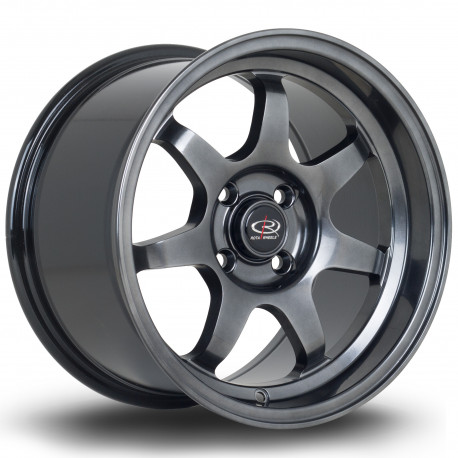 ALU disky Rota Disk Rota K7 15X9 4X100 67,1 ET36, Black | race-shop.sk