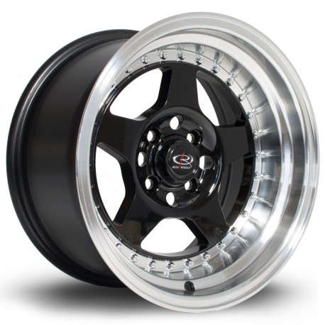 ALU disky Rota Disk Rota Kyusha 15X8 4X114 73,0 ET0, Black | race-shop.sk