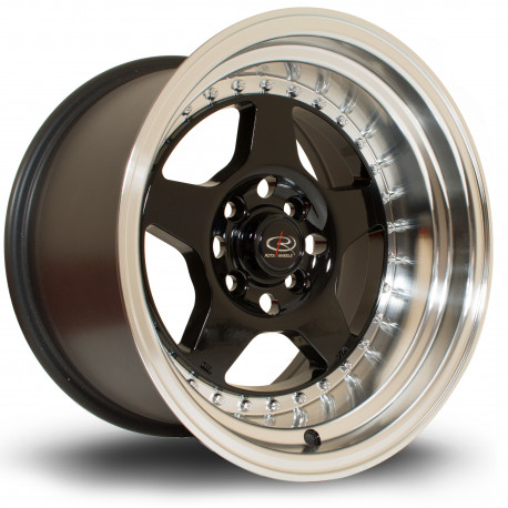 ALU disky Rota Disk Rota Kyusha 15X9 4X100 67,1 ET0, Black | race-shop.sk