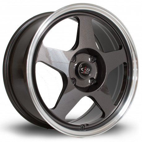 ALU disky Rota Disk Rota Slip 17X8 5X114 73,0 ET48, Gunmetal | race-shop.sk