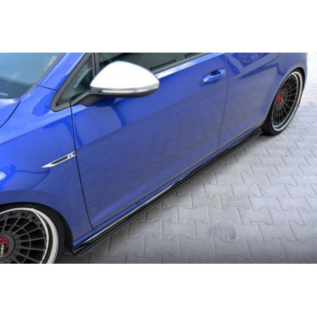 Body kit a vizuálne doplnky MAXTON DESIGN Racing difúzory prahov pre VW Golf 7 R / R-Line Facelift | race-shop.sk