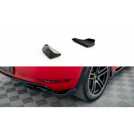 Body kit a vizuálne doplnky MAXTON DESIGN zadné bočné splittre pre Porsche Macan Mk1 Facelift, lesklá čierna | race-shop.sk