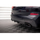 Body kit a vizuálne doplnky CENTRÁLNY ZADNÝ SPLITTER (so zvislými pruhmi) BMW X3 M40i / M40d G01 | race-shop.sk