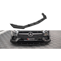 MAXTON DESIGN Street Pro predný splitter + klapky pre Mercedes A35 AMG / AMG-Line Aero Pack W177