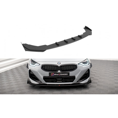 Body kit a vizuálne doplnky Street Pro Predný splitter + Klapky BMW 2 Coupe M-Pack / M240i G42 | race-shop.sk