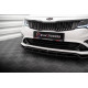 Body kit a vizuálne doplnky MAXTON DESIGN predný splitter pre Kia Optima Mk4 Facelift, lesklá čierna, V1 | race-shop.sk