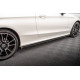 Body kit a vizuálne doplnky MAXTON DESIGN difúzory prahov pre Mercedes-Benz C Coupe AMG-Line C205 Facelift, lesklá čierna | race-shop.sk