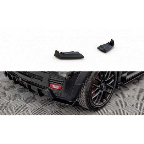 Body kit a vizuálne doplnky MAXTON DESIGN zadné bočné splittre pre Mini Cooper John Cooper Works R56, lesklá čierna, V3 | race-shop.sk