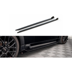 MAXTON DESIGN difúzory prahov pre Mini Cooper John Cooper Works R56, lesklá čierna, V2