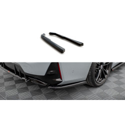 MAXTON DESIGN zadné bočné splittre pre BMW M340i G20 / G21 Facelift, lesklá čierna