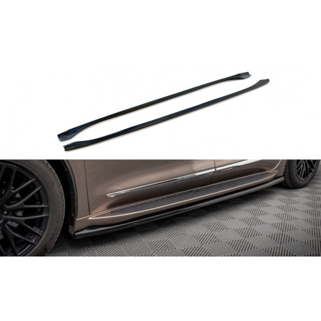 Body kit a vizuálne doplnky MAXTON DESIGN difúzory prahov pre Chrysler Pacifica Mk2, lesklá čierna | race-shop.sk