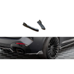 MAXTON DESIGN zadné bočné splittre pre BMW X3 M-Pack G01 Facelift, lesklá čierna