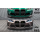 MAXTON DESIGN predný splitter pre BMW M4 G82 / M3 G80, V2, karbón