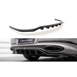 MAXTON DESIGN centrálny zadný splitter pre Bentley Continental GT Mk3 (so zvislými lištami), lesklá čierna