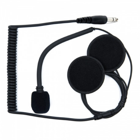 Adaptéry a príslušenstvo ZERONOISE headset Valiant (do otvorenej prilby, konektor 6,35 mm samec) | race-shop.sk