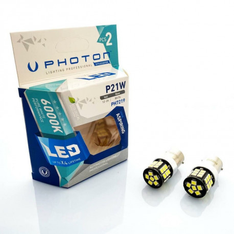 Žiarovky a xenónové výbojky PHOTON LED EXCLUSIVE PY21W žiarovky do auta 12V 21W BAU15s amber CAN (2ks) | race-shop.sk
