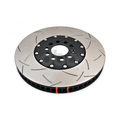 Brzdy DBA DBA 5000 series T3 Slotted Black Hat Right Hand DBA52828BLKRS (2 pcs) | race-shop.sk