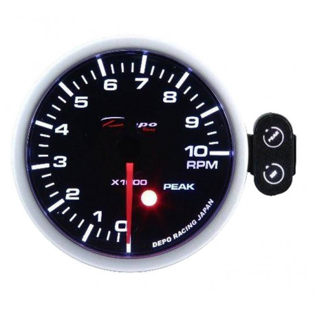 Budíky DEPO PK séria 52mm Programovateľný Budík DEPO racing Otáčkomer | race-shop.sk