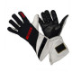 Rukavice Závodné rukavice RRS Virage 2 FIA (vonkajšie prešívanie) čierna/červená | race-shop.sk
