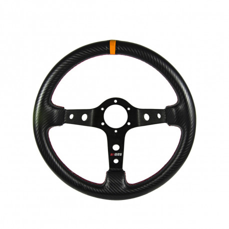 Volanty RRS Carbon 3 black/orange dished 90 spokes 350mm 37/29mm | race-shop.sk
