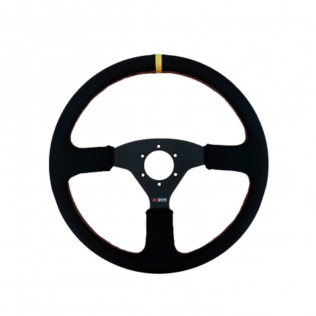 Volanty Volant RRS Off road,380mm, Imitácia kože, plochý | race-shop.sk