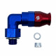 Fitingy 90° PTFE Fitting AN8 na M12x1.5 (samec) 90° | race-shop.sk