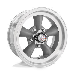 American Racing Vintage VN105 TORQ THRUST D disk 15x8.5 5x127 83.06 ET-25, Torq gray