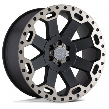 ALU disky Black Rhino Black Rhino WARLORD disk 18x9 8x165.1 122.4 ET12, Matte black | race-shop.sk