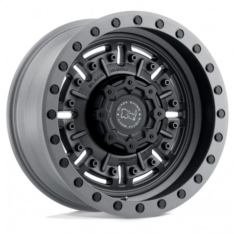 ALU disky Black Rhino Black Rhino ABRAMS disk 18x9.5 8x165.1 122.4 ET-18, Matte gunmetal | race-shop.sk