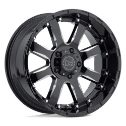 Black Rhino SIERRA disk 20x10 8x165.1 122.4 ET-23, Gloss black