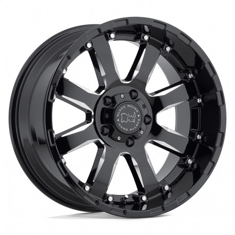 ALU disky Black Rhino Black Rhino SIERRA disk 20x9 8x170 125.1 ET12, Gloss black | race-shop.sk