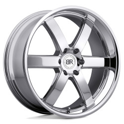 Black Rhino PONDORA disk 24x10 6x135 87.1 ET35, Chrome