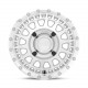 ALU disky Black Rhino Black Rhino Powersports PARKER UTV disk 15x7 4x137 106.1 ET36, Silver | race-shop.sk