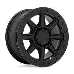 Black Rhino Powersports WEBB UTV BEADLOCK disk 15x7 4x137 106.1 ET51, Matte black