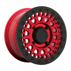 Black Rhino Powersports PARKER UTV BEADLOCK disk 14x7 4x137 106.1 ET51, Candy red