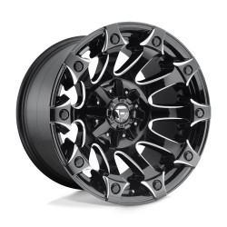 Fuel D578 BATTLE AXE disk 20x12 6x135/6x139.7 106.1 ET-44, Gloss black