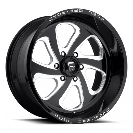 ALU disky Fuel Fuel D587 FLOW disk 18x9 8x165.1 125.1 ET-12, Gloss black | race-shop.sk