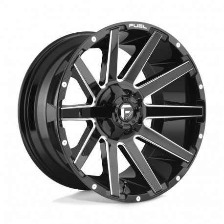 ALU disky Fuel Fuel D615 CONTRA disk 18x9 5x139.7/5x150 110.1 ET1, Gloss black | race-shop.sk