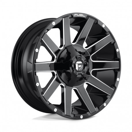 ALU disky Fuel Fuel D615 CONTRA disk 20x9 8x165.1 125.1 ET20, Gloss black | race-shop.sk