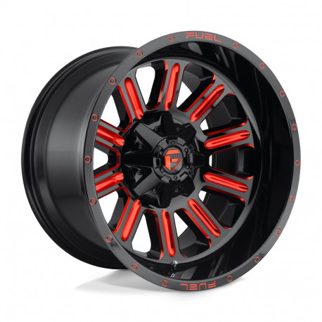 ALU disky Fuel Fuel D621 HARDLINE disk 22x12 6x135/6x139.7 106.1 ET-44, Gloss black | race-shop.sk