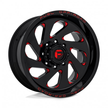 ALU disky Fuel Fuel D638 VORTEX disk 20x10 5x139.7 87.1 ET-18, Gloss black | race-shop.sk