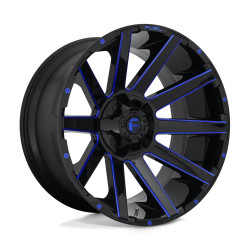 Fuel D644 CONTRA disk 24x14 8x165.1 125.1 ET-75, Gloss black