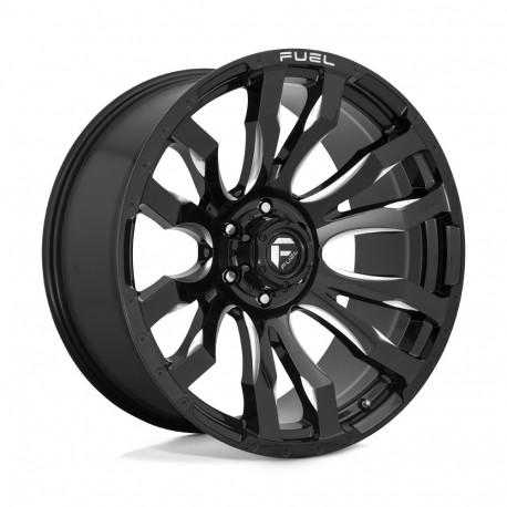 ALU disky Fuel Fuel D673 BLITZ disk 18x9 8x180 124.2 ET-12, Gloss black | race-shop.sk