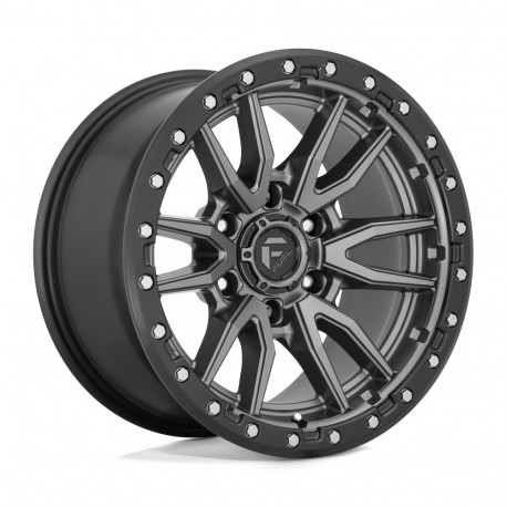ALU disky Fuel Fuel D680 REBEL disk 18x9 5x127 71.5 ET20, Matte gun metal | race-shop.sk