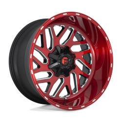 Fuel D691 TRITON disk 22x12 8x180 124.2 ET-43, Candy red