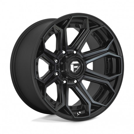 ALU disky Fuel Fuel D704 SIEGE disk 24x12 8x170 125.1 ET-44, Black | race-shop.sk