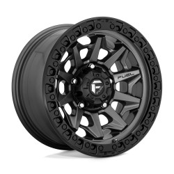 Fuel D716 COVERT disk 18x9 6x139.7 106.1 ET-12, Matte gun metal