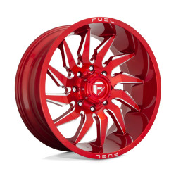 Fuel D745 SABER disk 22x12 6x135 87.1 ET-44, Candy red